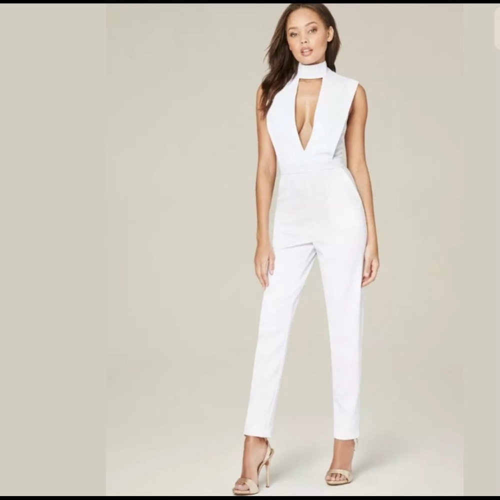 BEBE keyhole jumpsuit